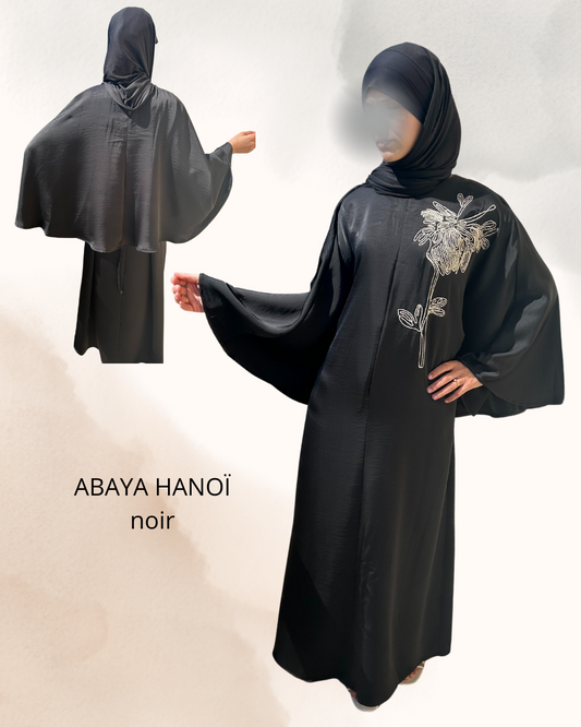 Abaya Hanoï noir