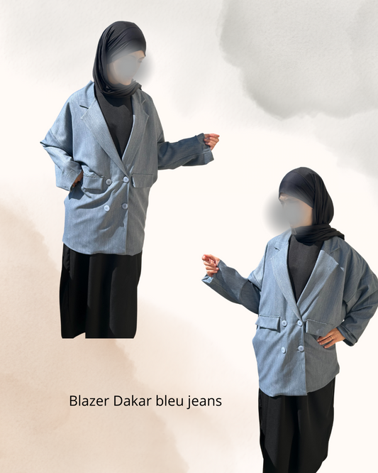 Blazer Dakar bleu jeans