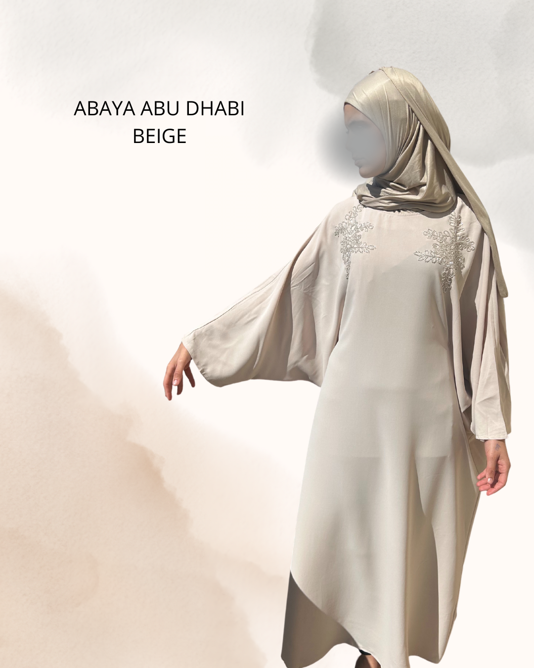 Abaya Abu Dhabi beige